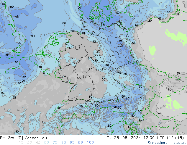 RV 2m Arpege-eu di 28.05.2024 12 UTC