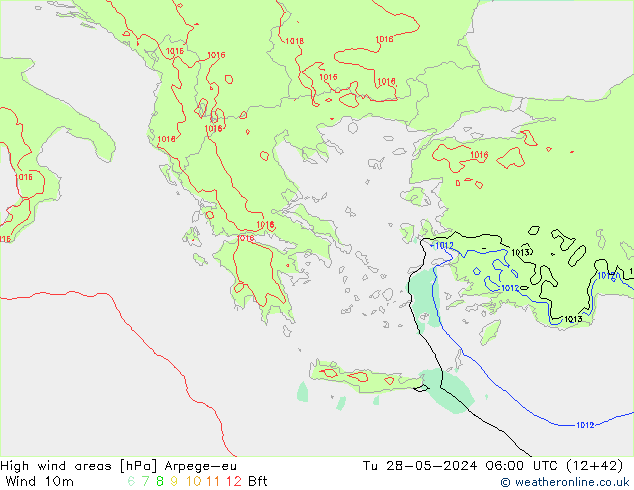 Izotacha Arpege-eu wto. 28.05.2024 06 UTC