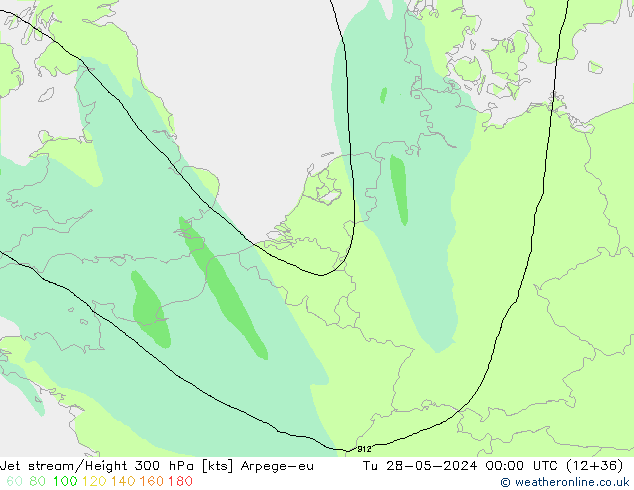 Corrente a getto Arpege-eu mar 28.05.2024 00 UTC