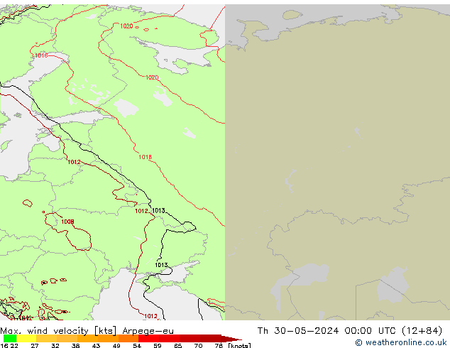 Windböen Arpege-eu Do 30.05.2024 00 UTC