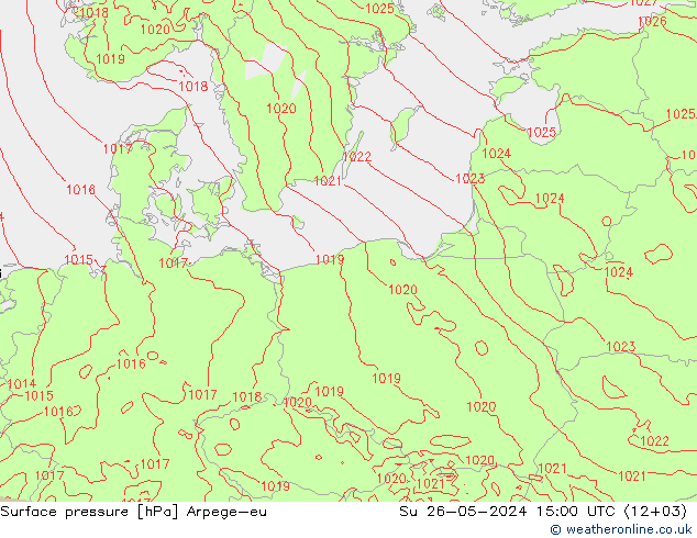 ciśnienie Arpege-eu nie. 26.05.2024 15 UTC