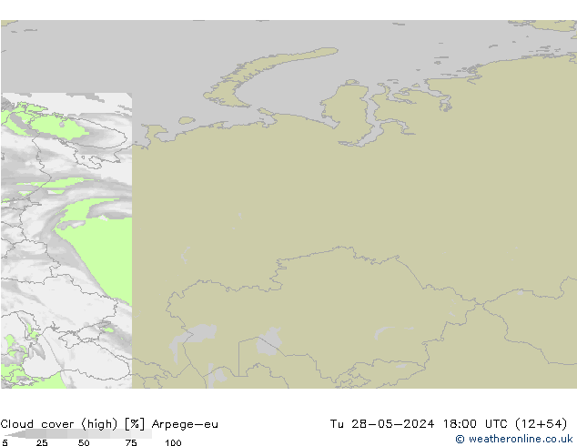 Nubes altas Arpege-eu mar 28.05.2024 18 UTC