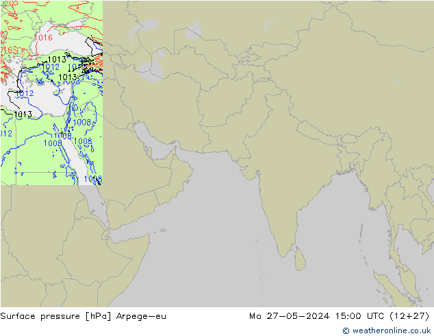 Yer basıncı Arpege-eu Pzt 27.05.2024 15 UTC