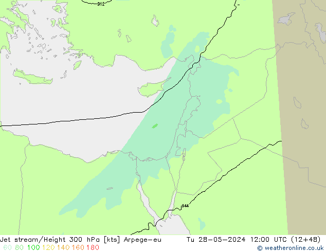 Prąd strumieniowy Arpege-eu wto. 28.05.2024 12 UTC