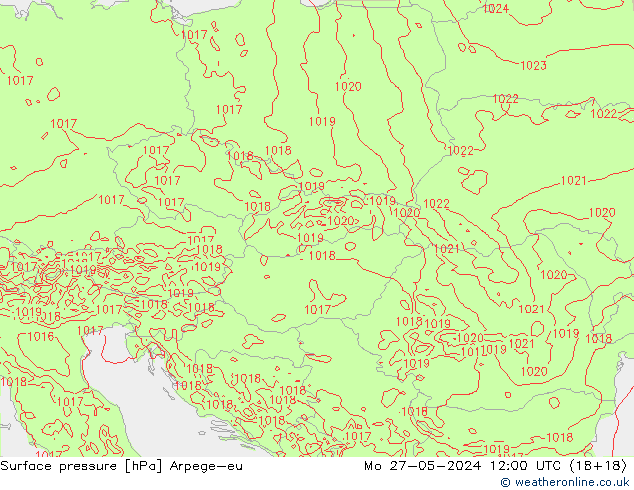 Bodendruck Arpege-eu Mo 27.05.2024 12 UTC