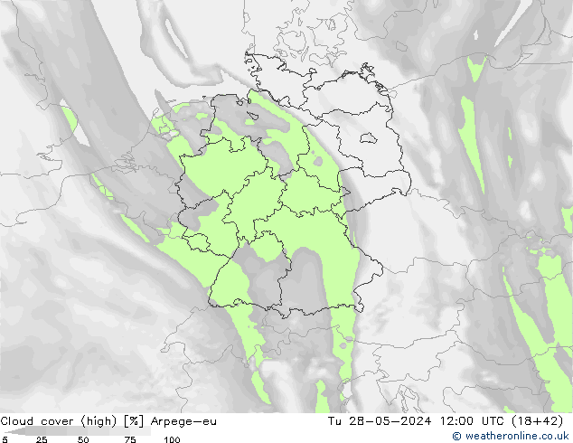 облака (средний) Arpege-eu вт 28.05.2024 12 UTC