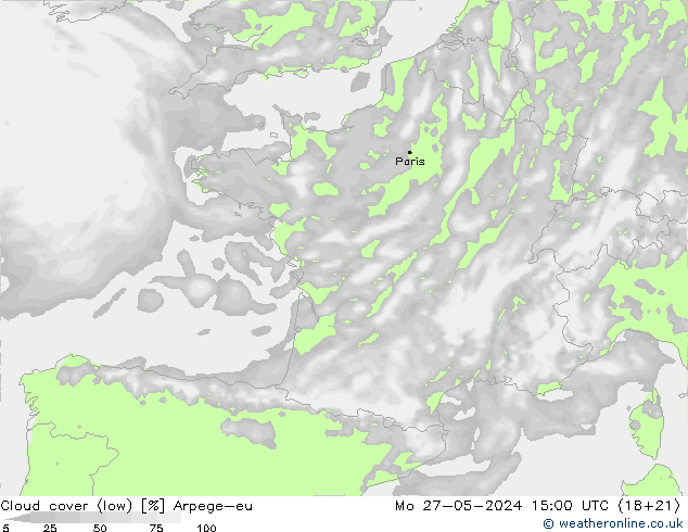 Wolken (tief) Arpege-eu Mo 27.05.2024 15 UTC