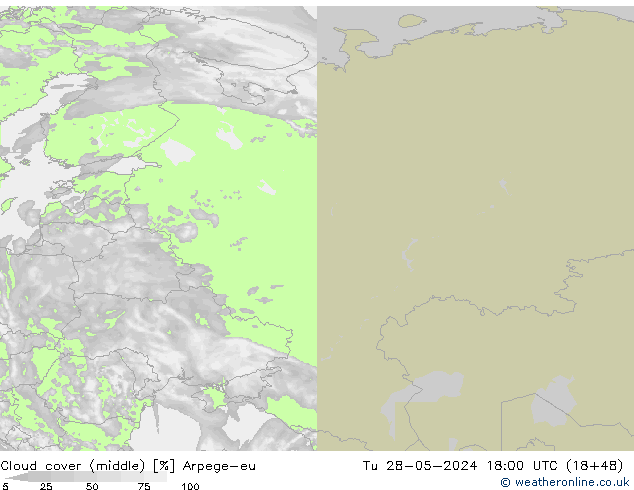 Nubes medias Arpege-eu mar 28.05.2024 18 UTC