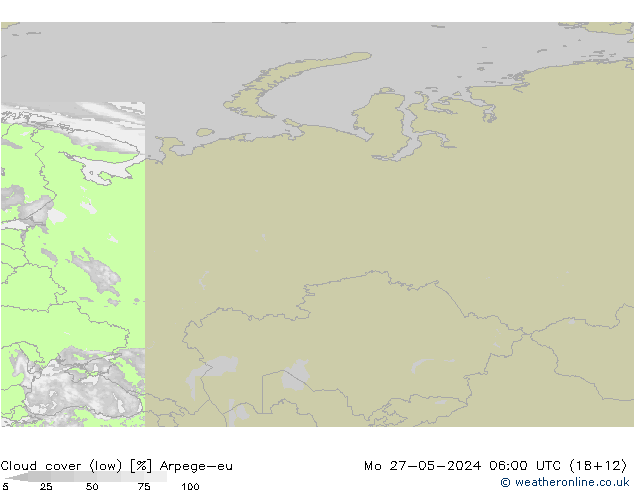 Wolken (tief) Arpege-eu Mo 27.05.2024 06 UTC