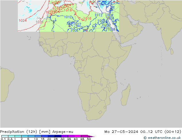 Nied. akkumuliert (12Std) Arpege-eu Mo 27.05.2024 12 UTC