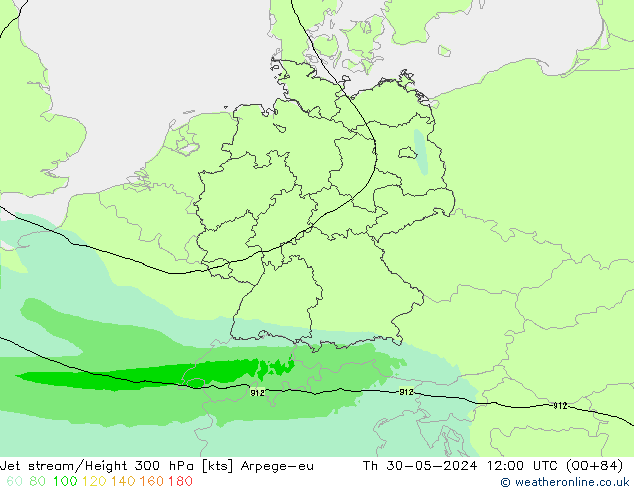 Jet Akımları Arpege-eu Per 30.05.2024 12 UTC