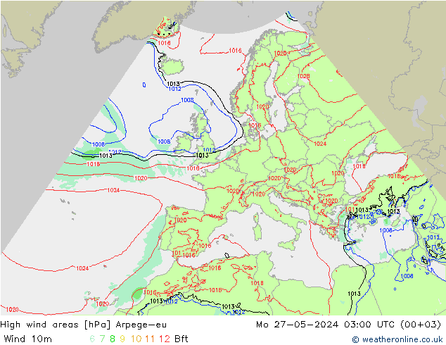 Izotacha Arpege-eu pon. 27.05.2024 03 UTC