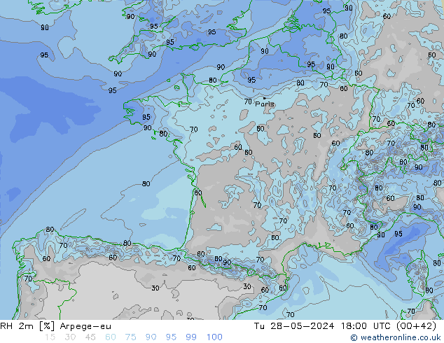 2m Nispi Nem Arpege-eu Sa 28.05.2024 18 UTC