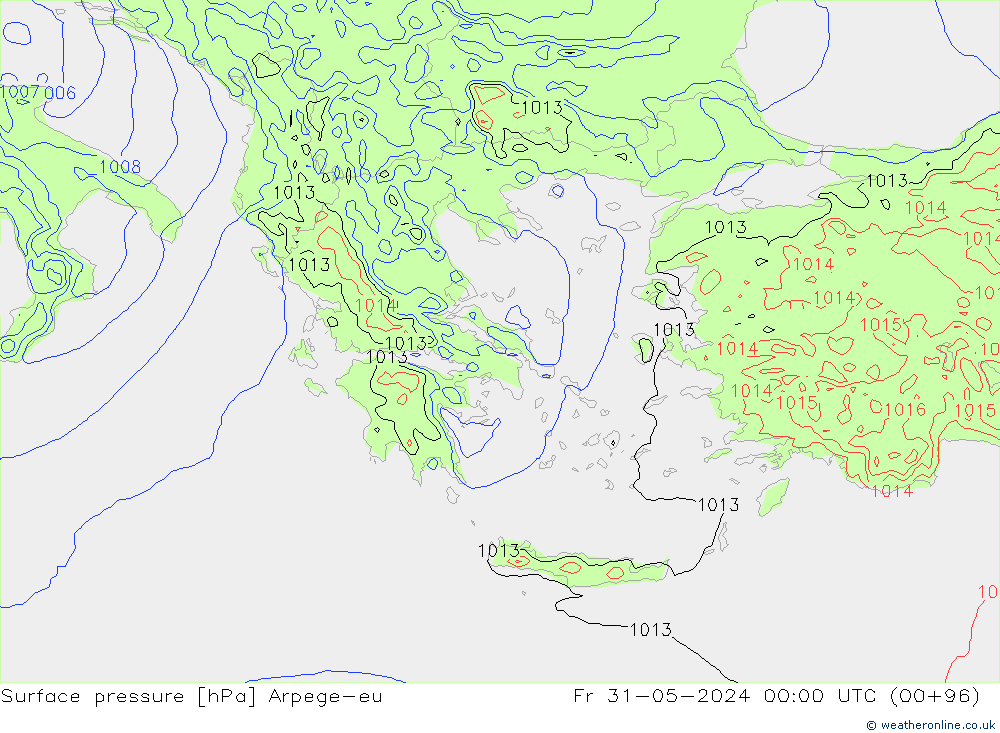 ciśnienie Arpege-eu pt. 31.05.2024 00 UTC