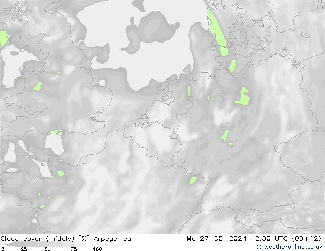 Nubi medie Arpege-eu lun 27.05.2024 12 UTC