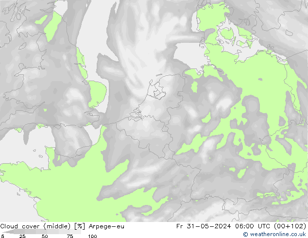 Bulutlar (orta) Arpege-eu Cu 31.05.2024 06 UTC