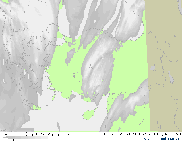 Nubi alte Arpege-eu ven 31.05.2024 06 UTC