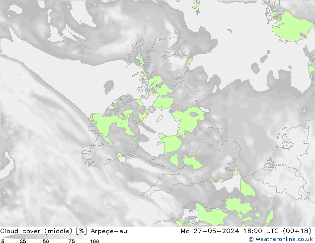 Bulutlar (orta) Arpege-eu Pzt 27.05.2024 18 UTC