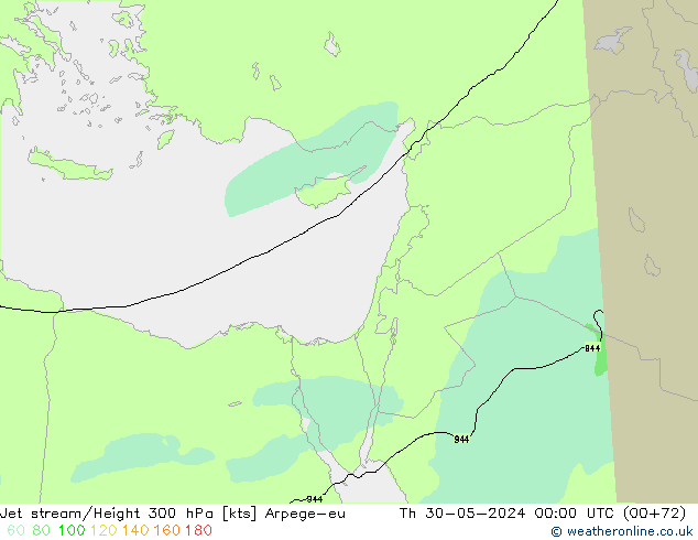 Corrente a getto Arpege-eu gio 30.05.2024 00 UTC