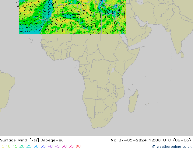  10 m Arpege-eu  27.05.2024 12 UTC