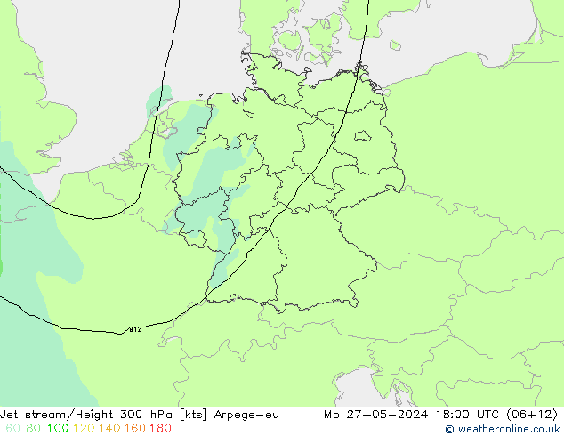 Prąd strumieniowy Arpege-eu pon. 27.05.2024 18 UTC