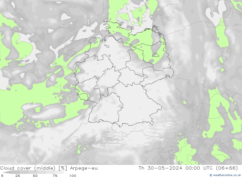 Bulutlar (orta) Arpege-eu Per 30.05.2024 00 UTC