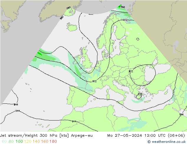 Polarjet Arpege-eu Mo 27.05.2024 12 UTC