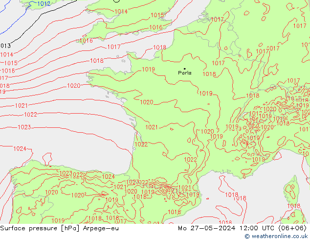 Bodendruck Arpege-eu Mo 27.05.2024 12 UTC