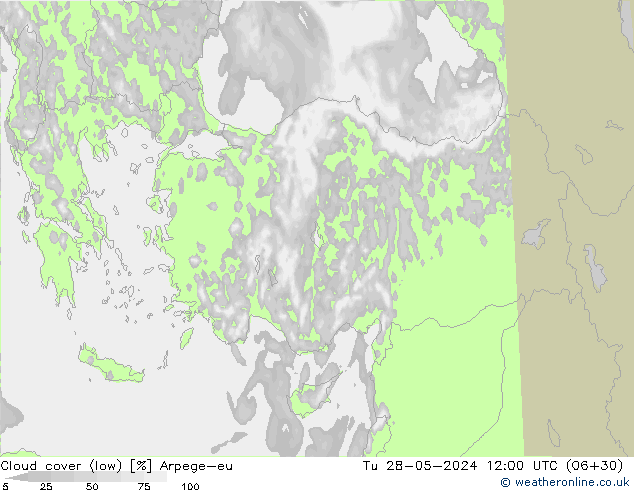 nuvens (baixo) Arpege-eu Ter 28.05.2024 12 UTC