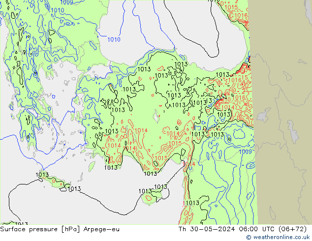 pression de l'air Arpege-eu jeu 30.05.2024 06 UTC