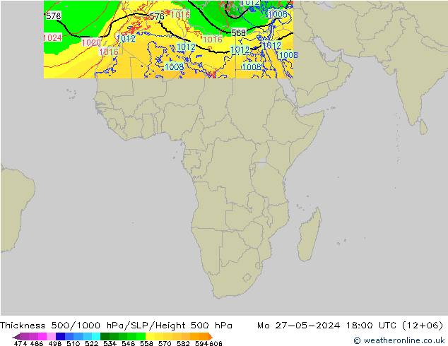 Thck 500-1000hPa Arpege-eu  27.05.2024 18 UTC