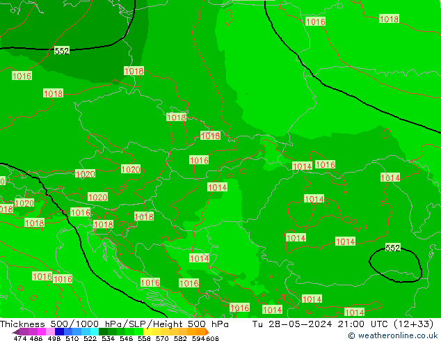 Thck 500-1000hPa Arpege-eu Út 28.05.2024 21 UTC