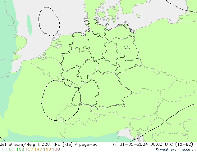 高速氣流 Arpege-eu 星期五 31.05.2024 06 UTC