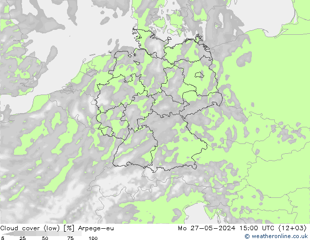 облака (низкий) Arpege-eu пн 27.05.2024 15 UTC