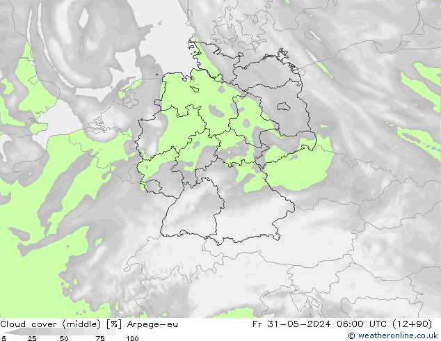 Nubes medias Arpege-eu vie 31.05.2024 06 UTC