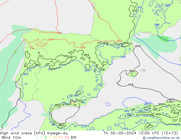 Sturmfelder Arpege-eu Do 30.05.2024 12 UTC