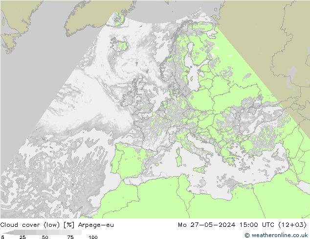 云 (低) Arpege-eu 星期一 27.05.2024 15 UTC