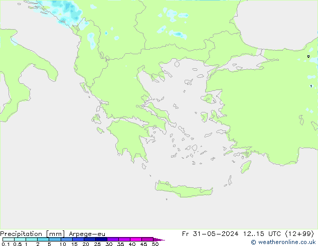 Yağış Arpege-eu Cu 31.05.2024 15 UTC