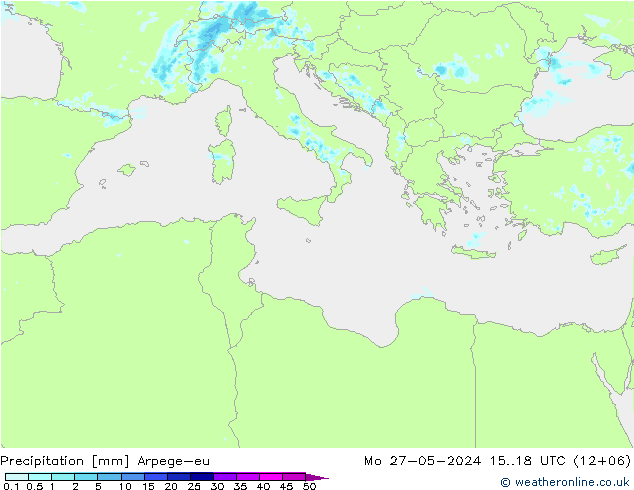 Neerslag Arpege-eu ma 27.05.2024 18 UTC