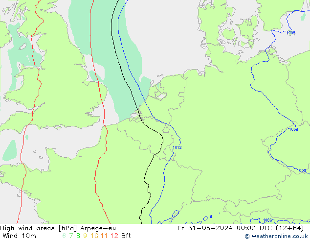 Izotacha Arpege-eu pt. 31.05.2024 00 UTC