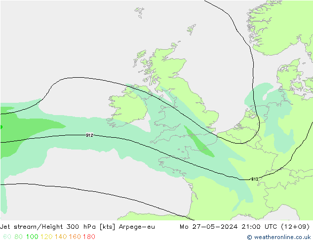 Prąd strumieniowy Arpege-eu pon. 27.05.2024 21 UTC