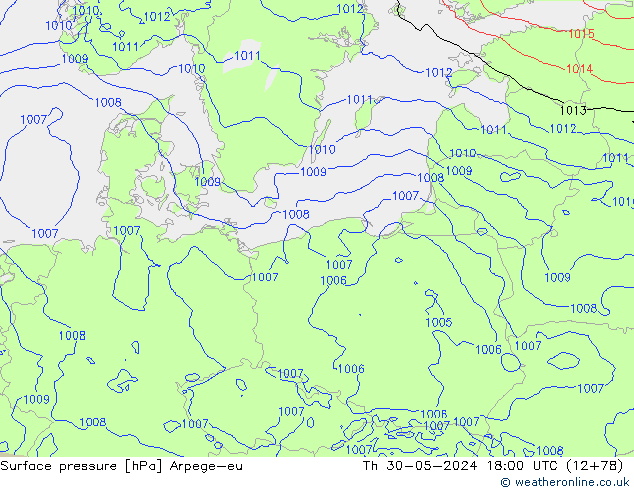 pression de l'air Arpege-eu jeu 30.05.2024 18 UTC