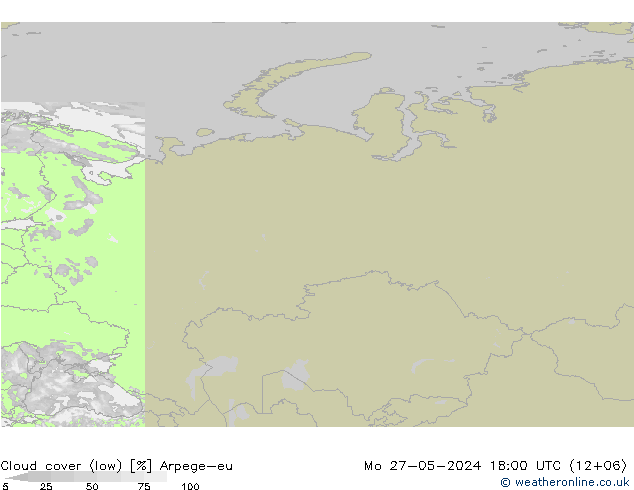 облака (низкий) Arpege-eu пн 27.05.2024 18 UTC