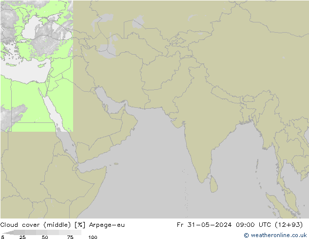 nuvens (médio) Arpege-eu Sex 31.05.2024 09 UTC