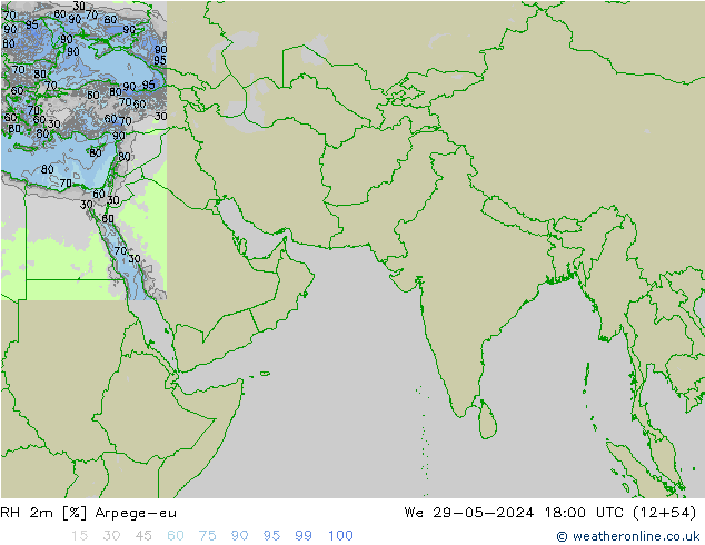 2m Nispi Nem Arpege-eu Çar 29.05.2024 18 UTC