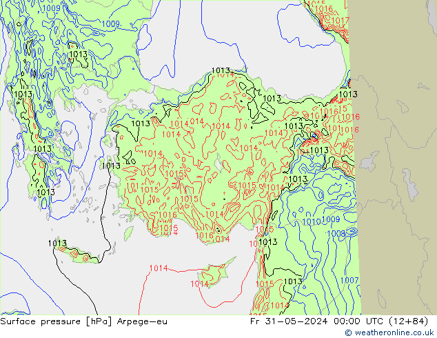 Bodendruck Arpege-eu Fr 31.05.2024 00 UTC