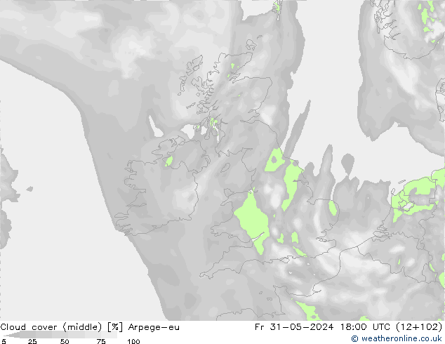 nuvens (médio) Arpege-eu Sex 31.05.2024 18 UTC