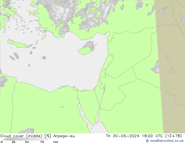 Wolken (mittel) Arpege-eu Do 30.05.2024 18 UTC