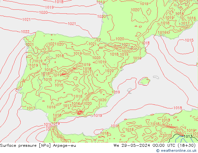      Arpege-eu  29.05.2024 00 UTC