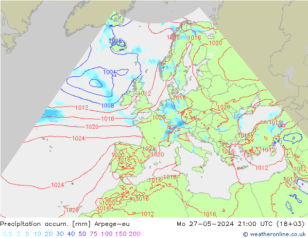 Nied. akkumuliert Arpege-eu Mo 27.05.2024 21 UTC